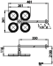 Z74 ฝักบัวก้านแข็งแบบ 4 วง รุ่น MODULAR