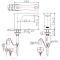 KF-11-015-50 ก๊อกเดี่ยวอ่างล้างหน้าอัตโนมัติแบบใช้ทั้งไฟฟ้าและแบตเตอรี่