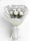 ช่อดอกกุหลาบขาว5ดอก LOVE051W
