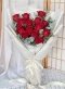ช่อดอกกุหลาบแดง 14 ดอก FW064