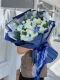 ช่อดอกไม้สวยๆสีน้ำเงินขาว FW072