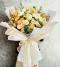 ช่อดอกไม้สีเหลือง ช่อดอกไม้แสดงความยินดี FW063