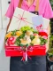 กระเช้าของขวัญปีใหม่ กระเช้าผลไม้ปีใหม่ Merry christmas and happy new years 2025 (RB240)