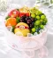 RB189 gift baskets Mixed fruit basket + cold water glass(copy)(copy)