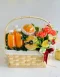 กระเช้าเยี่ยมไข้ 1500 บาท กระเช้าน้ำส้มแท้ RB067