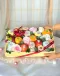 กระเช้านมและผลไม้เยี่ยมไข้ RB261
