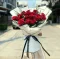 ช่อดอกกุหลาบแดง 25 ดอก FW039
