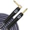 Analysis Plus Studio Oval Instrument Cable Straight to 90, 10 ft