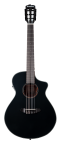 Breedlove Discovery S Concert Satin Black Nylon CE Red Cedar-African mahogany