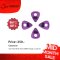 Cleartone Star Picks Blister Packs 1.4MM Purple (12 pieces)