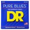 DR Strings PB5-40 Pure Blues Quantum-nickel/Round Core Bass Guitar Strings - .040-.120 Light