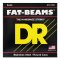 DR Strings Fat-Beams Stainless Steel 5-string Bass Guitar Strings - .045-.130