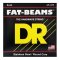 DR Strings Fat-Beams Stainless Steel Bass Guitar Strings