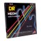 DR Strings Hi-Def Neon Multi-Color K3 Coated Bass Guitar Strings - .045-.125 Medium - 5-String