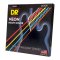 DR Strings Hi-Def Neon Multi-Color K3 Coated Bass Guitar Strings - .045-.105 Medium