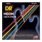 DR Strings Hi-Def Neon Multi-Color K3 Coated Bass Guitar Strings - .045-.105 Medium