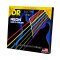 DR Strings Hi-Def Neon Multi-Color K3 Coated Electric Guitar Strings - .009-.042 Light (2 PACK)