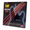 DR Strings Neon Red Bass 45-125 Medium 5 String