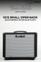 Two Rock 1x12 Small Open Back, Pine, Black Bronco, Silver Blue Smoke Cloth, Med Blue Piping, TR12 Speaker