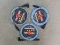 Pig Hog Hex Series Right Angle Mic Cable, 6ft - Daphne Blue