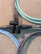 Pig Hog Hex Series Right Angle Mic Cable, 6ft - Daphne Blue