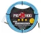 Pig Hog Hex Series Silent Cable 10 ft Daphne Blue, Right Angle