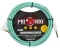 Pig Hog Hex Series Silent Cable 10 ft Seafoam Green, Right Angle