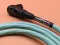 Pig Hog Hex Series Right Angle Mic Cable, 6ft - Seafoam Green