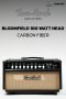 Two Rock Bloomfield 100 watt head, black anodize, carbon fiber, cane cloth, bucksking piping,cream chicken head knobs - 230V