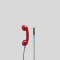 Trash Talk Audio Payphone Mic - Red