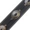 Richter Raw II Concho Black / Old Silver Guitar Strap
