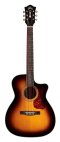 Guild OM-140CE Orchestra Acoustic-Electric Guitar - Antique Burst