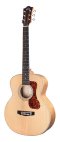 Guild Jumbo Junior Flamed Maple Acoustic-Electric Guitar - Antique Blonde Satin