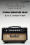 Two Rock Studio Signature head, black anodize, black carbon fiber, cane cloth, buckskin piping,silver knobs - 230V