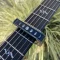 Thalia Moon Phases on Pearl | Deluxe Capo - Black Chrome