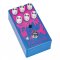 Earthquaker Devices Limited Edition Afterneath V3 Reverberator Pedal, Illusion Lite Blue Magenta