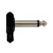 Evidence Audio Solder Plug: Right Angle, Black