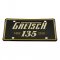Gretsch 135th Anniversary License Plate