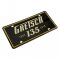 Gretsch 135th Anniversary License Plate