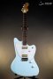 Harmony Standard Series Silhouette Electric Guitar w/Case, Sonic Blue