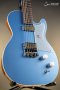Harmony Standard Jupiter Thinline Electric Guitar w/Case, Sky Blue