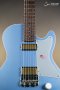 Harmony Standard Jupiter Thinline Electric Guitar w/Case, Sky Blue