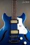 Harmony Standard Comet Electric Guitar w/Case, RW FB, Midnight Blue