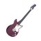 Harmony Standard Rebel Electric Guitar w/Case, RW FB, Burgundy