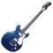 Harmony Standard Comet Electric Guitar w/Case, RW FB, Midnight Blue