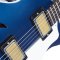 Harmony Standard Comet Electric Guitar w/Case, RW FB, Midnight Blue