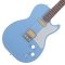 Harmony Standard Jupiter Thinline Electric Guitar w/Case, Sky Blue