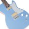 Harmony Standard Jupiter Thinline Electric Guitar w/Case, Sky Blue