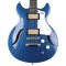 Harmony Standard Comet Electric Guitar w/Case, RW FB, Midnight Blue