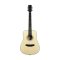 Harmony Foundation Series Terra Petite Dreadnought Acoustic Guitar w/Bag, Natural Satin